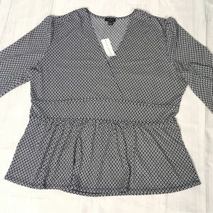 Ann Taylor Blouse Top L